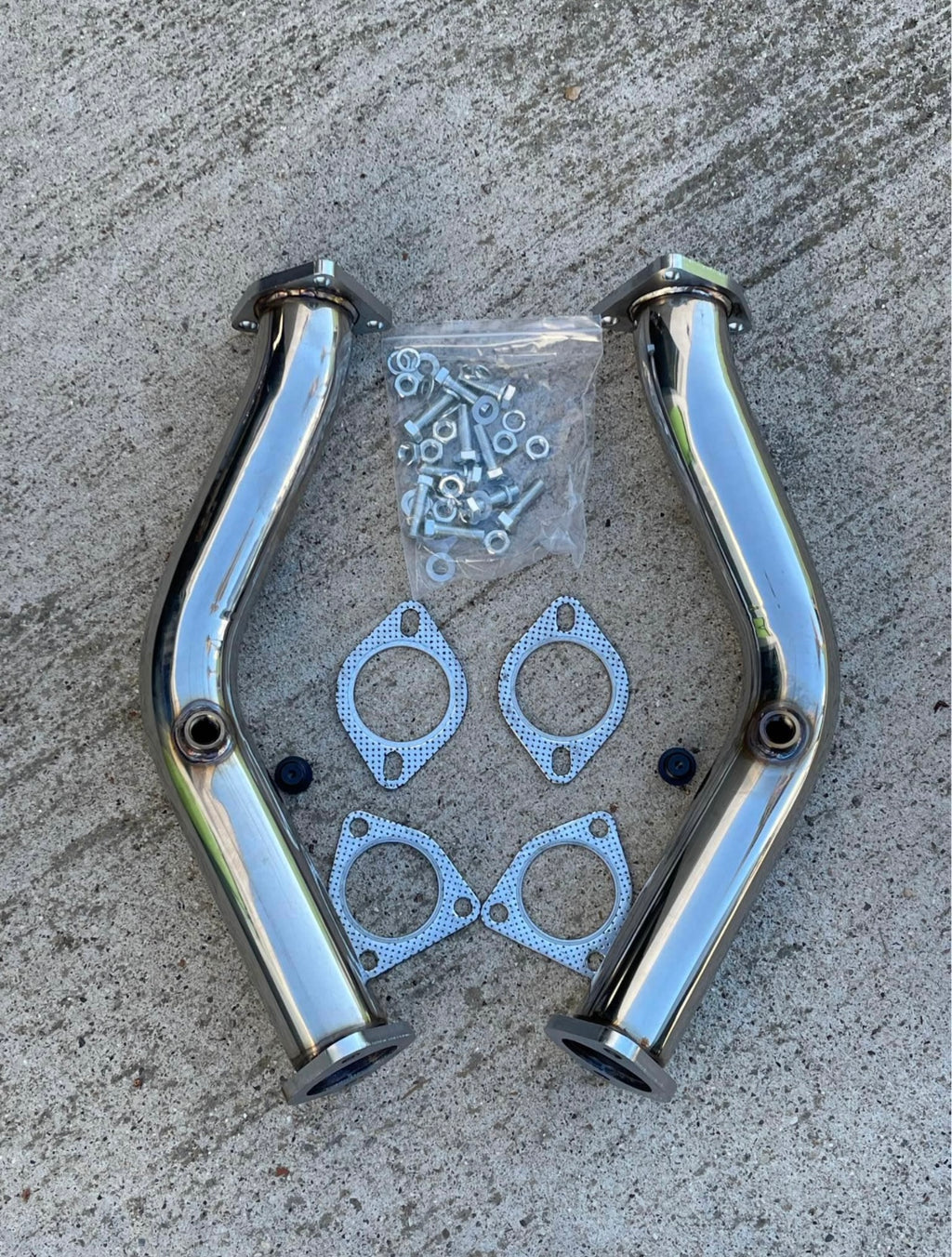 350Z DE NON RESONATED TEST PIPES