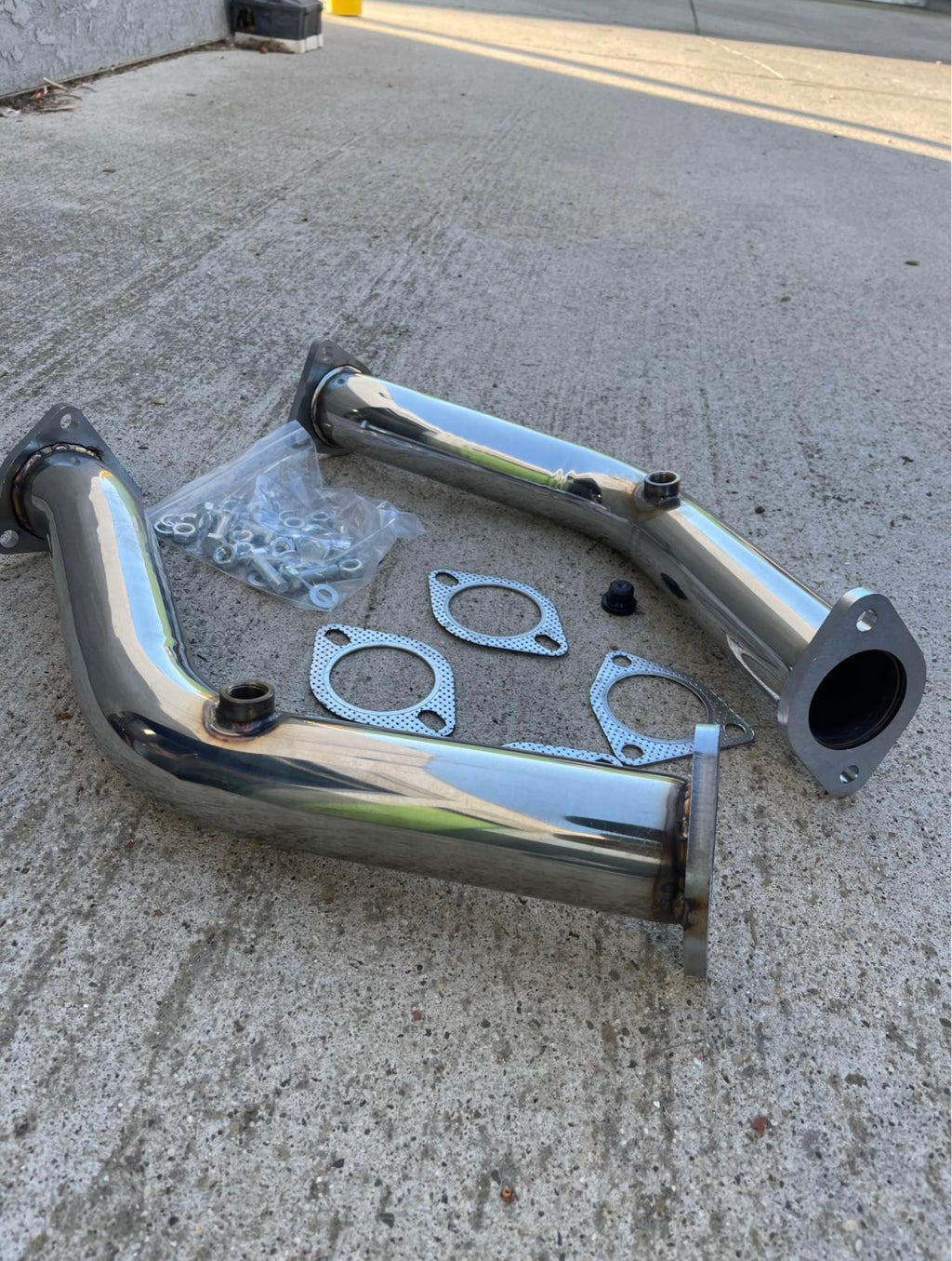 350Z DE NON RESONATED TEST PIPES