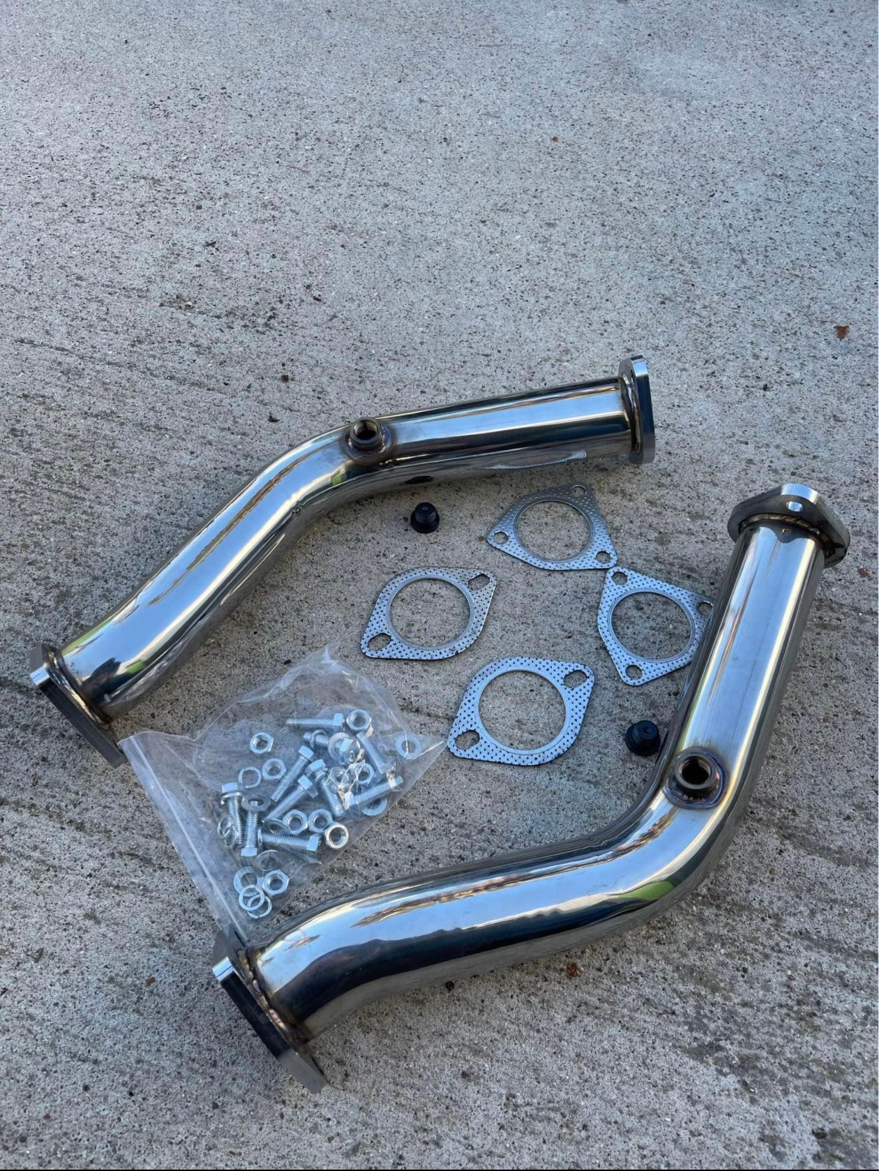 350Z DE NON RESONATED TEST PIPES