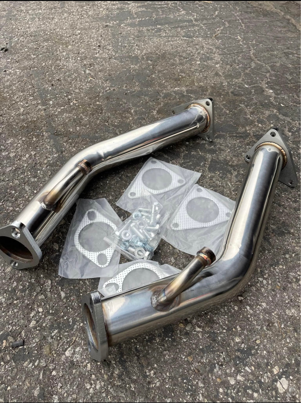 G37/370Z NON RESONATED TEST PIPES